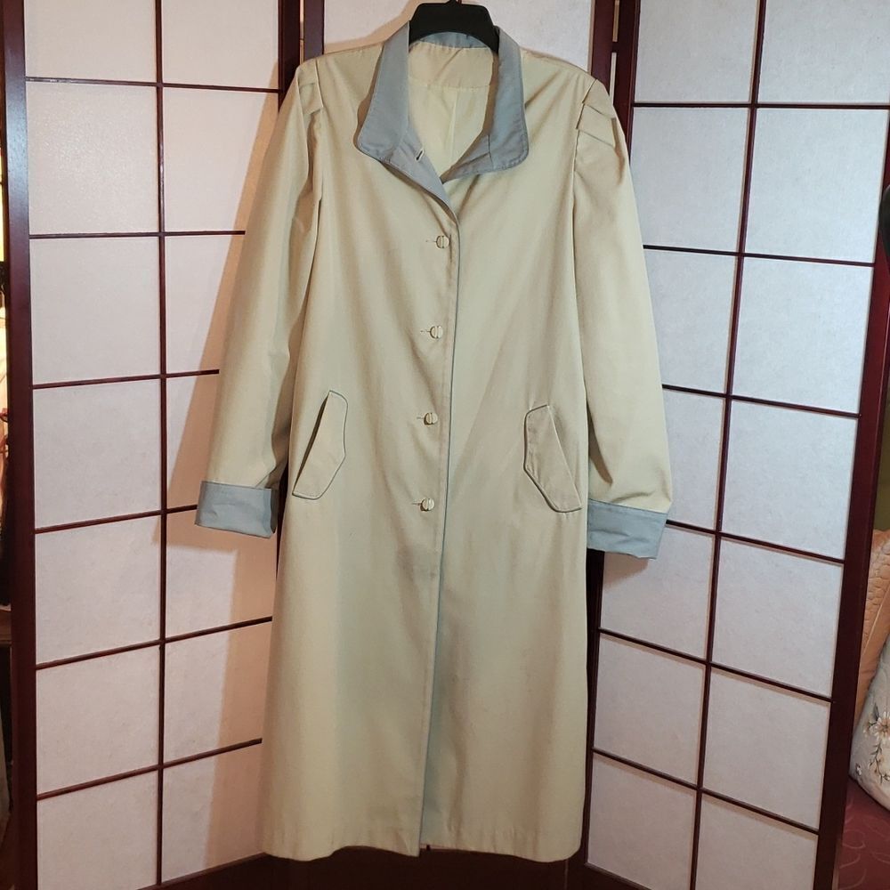 VNTG Sears Two Toned Trench Coat